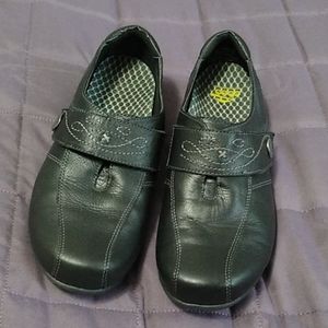 Abeo Aster Mary Jane Black Leather Shoes 8.5